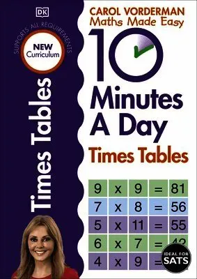 10 Minutes A Day Times Tables, Ages 9-11 (Key Stage 2)