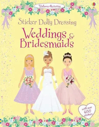 Sticker dolly dressing weddings and bridesmaids