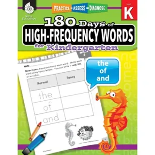 180 Days™: High-Frequency Words for Kindergarten