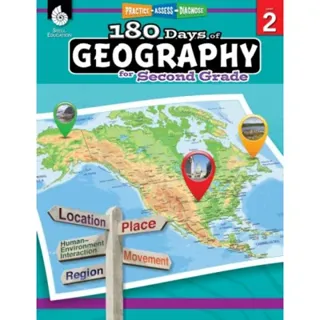 180 Days™: Geography for Second Grade