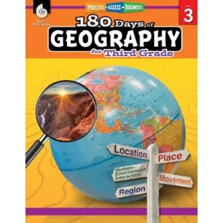 180 Days™: Geography for Third Grade