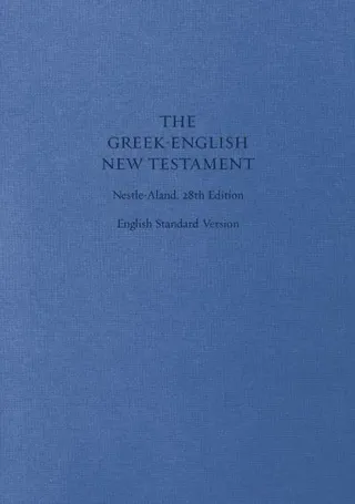 ESV Greek-English New Testament