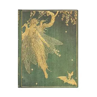 Olive Fairy Ultra Unlined Hardcover Journal (Elastic Band Closure)