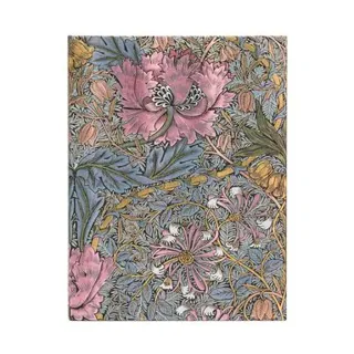 Morris Pink Honeysuckle (William Morris) Ultra Lined Hardcover Journal