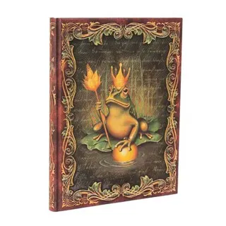 The Brothers Grimm, Frog Prince (Fairy Tale Collection) Ultra Lined Hardback Journal (Elastic Band Closure)