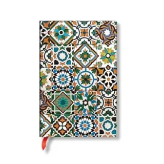 Porto (Portuguese Tiles) Mini Hardback Address Book (Elastic Band Closure)