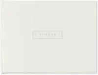 White Leather Guest Book