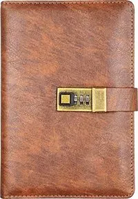 Brown Artisan Locking Journal (Diary, Notebook)
