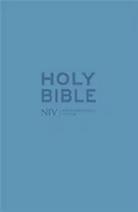 Niv pocket cyan soft-tone bible with zip
