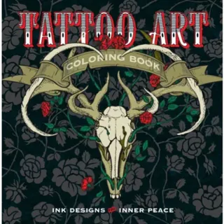 Tattoo Art Coloring Book