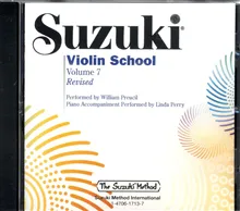 Suzuki violin school 7 CD rev