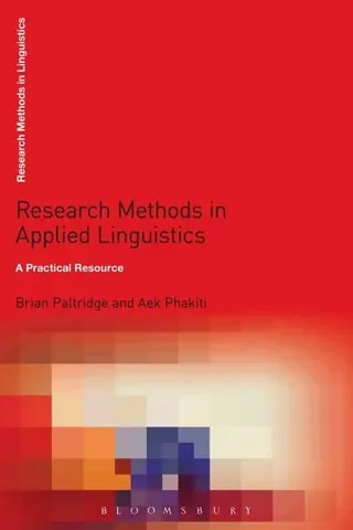 Research Methods in Applied Linguistics