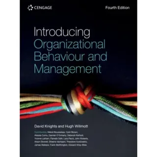 Introducing Organizational Behaviour and Management