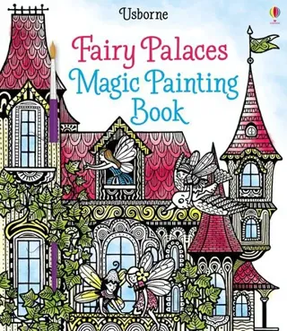 Fairy palaces magic painting book