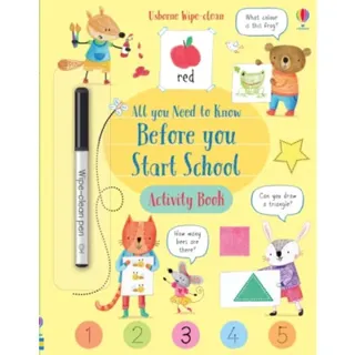 Wipe-Clean All You Need to Know Before You Start School Activity Book