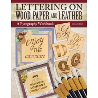 Lettering on Wood, Paper, and Leather