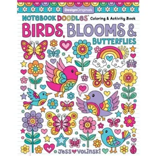 Notebook Doodles Birds, Blooms and Butterflies