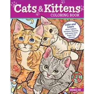 Cats and Kittens Coloring Book
