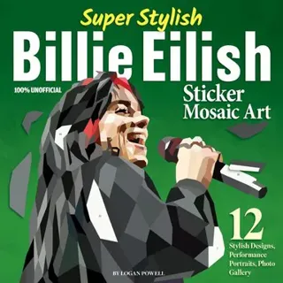 Super Stylish Billie Eilish Sticker Mosaic Art
