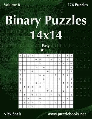 Binary Puzzles 14x14 - Easy - Volume 8 - 276 Puzzles