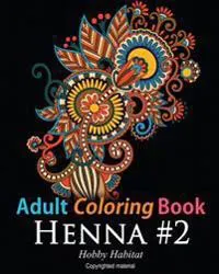 Adult Coloring Book - Henna