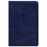 KJV Compact Bible, Navy LeatherTouch, Value Edition