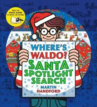 Where's Waldo? Santa Spotlight Search: (A Christmas Hidden Object Search-And-Find Puzzle Book with a Magic Flashlight to Reveal the Picture - A Perfec