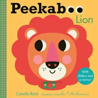 Peekaboo: Lion: (An Interactive Board Book for Babies & Toddlers with Mirror & Sliders to Push, Pull, or Turn. Cute Jungle Animal Artwork I...