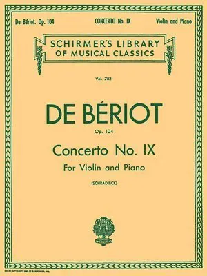 Concerto No. 9 in a Minor, Op. 104: Schirmer Library of Classics Volume 782 Score and Parts