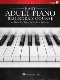 Easy Adult Piano Beginner's Course Book/Online Audio