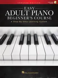 Easy Adult Piano Beginner's Course Book/Online Audio
