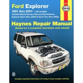 Ford Explorer, Mazda Navajo, Mercury Mountaineer (91 - 05)