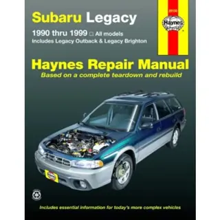 Subaru Legacy 1990-1999) Legacy models inc. Outback & Brighton Haynes Repair Manual (USA)
