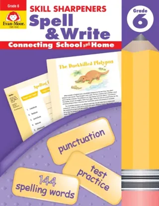 Skill Sharpeners: Spell & Write Grade 6+