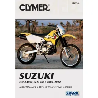 Suzuki DR-Z400E, S & SM Manual Motorcycle (2000-2012) Service Repair Manual