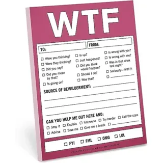 Knock Knock Wtf Nifty Note