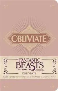 Fantastic Beasts and Where to Find Them: Obliviate Hardcover Ruled Notebook