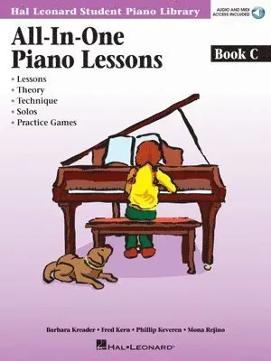 All-In-One Piano Lessons Book C Hal Leonard Student Piano Library Beginner Piano Method with Online Audio & MIDI Educational Piano Instruction ...