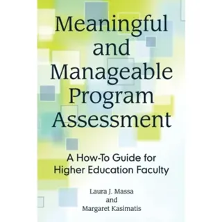 Meaningful and Manageable Program Assessment