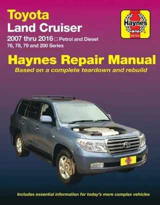 Toyota Land Cruiser Petrol And Diesel
