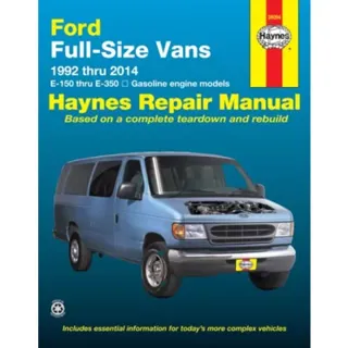 Ford full-size E-150-E-350 petrol vans (1992-2014) Haynes Repair Manual (USA)