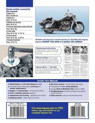 Honda Shadow VT600 & 750 (88-19)