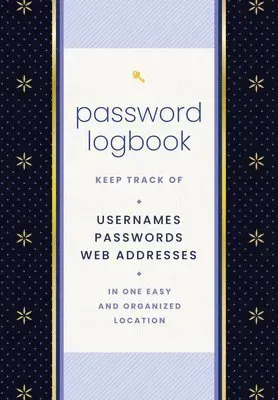 Password Logbook (Black & Gold)