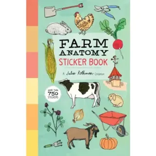 Farm Anatomy Sticker Book