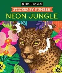Brain Games - Sticker by Number: Neon Jungle (28 Images to Sticker)