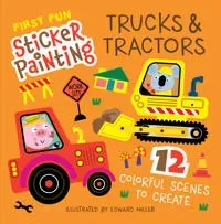 First Fun Sticker Painting: Trucks & Tractors