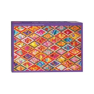 Kaffe Fassett's Diamond Quilt Jigsaw Puzzle : 1000 Pieces