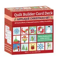 Quilt Builder Card Deck Appliqué Christmas Set