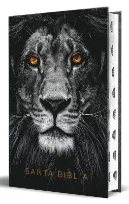 Biblia Rvr 1960 Letra Grande Tamaño Manual, Tapa Dura León de Juda Con Índice / Spanish Bible Rvr 1960 Handy Size Large Print Hardcover Lion of Judah