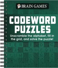 Brain Games - Codeword Puzzle: Unscramble the Alphabet, Fill in the Grid, and Solve the Puzzle!